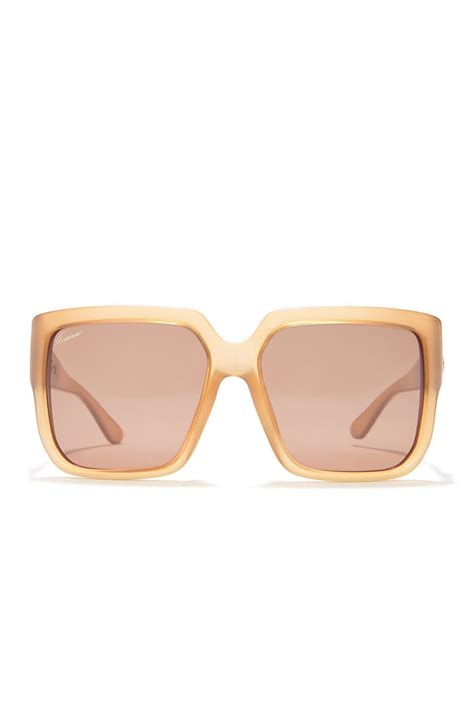 light brown gucci sunglasses nordstrom rack